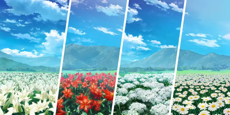 百合・アマリリス・ドクゼリモドキ・ヒナギク