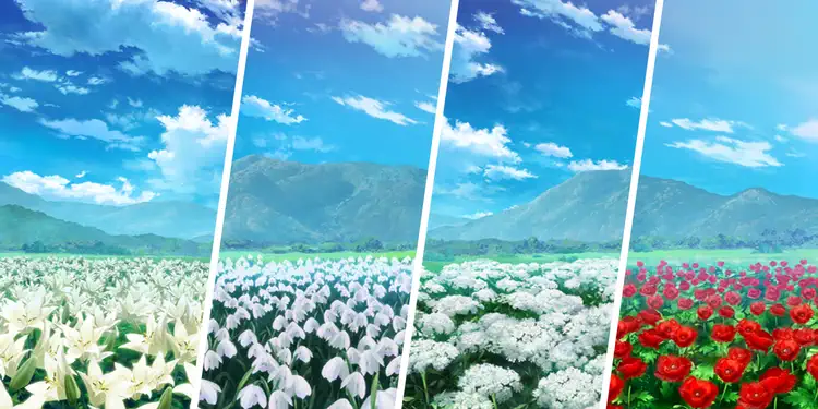 百合・スノードロップ・ドクゼリモドキ・雛芥子