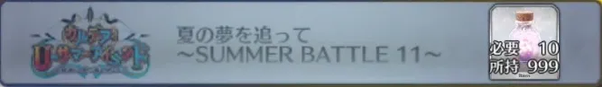 夏の夢を追って〜SUMMER BATTLE11〜_画像