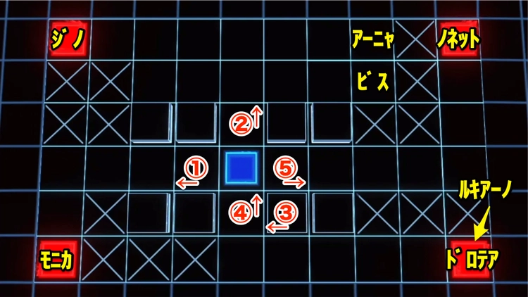 ロススト_チャレンジ1(黒の騎士団勢力)_ステージ4