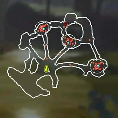 ゼルダ無双封印戦記_マップ_ヘドロの中の救援戦