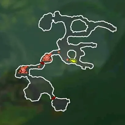 ゼルダ無双封印戦記_マップ_宝を求めて樹海調査編