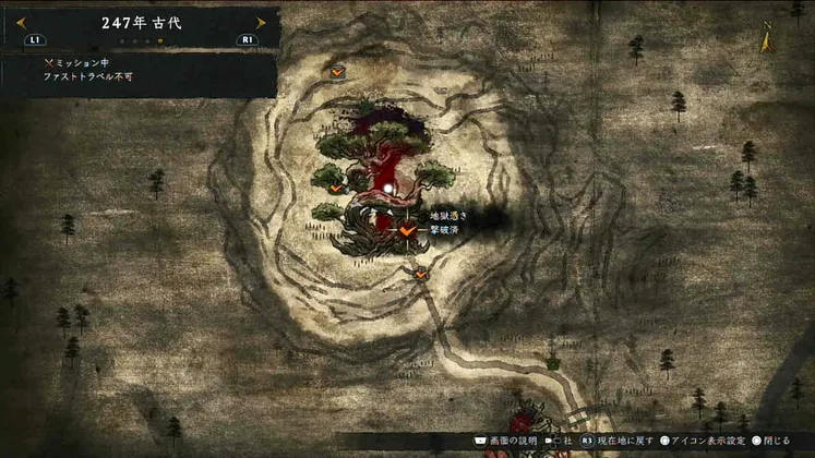 仁王3_木霊_古代_3_マップ