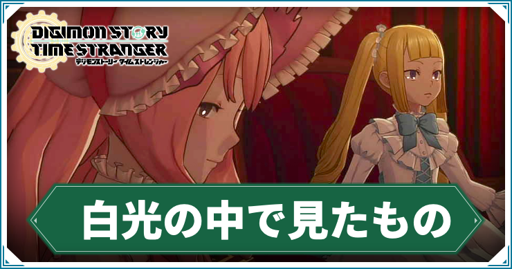 【タイムストレンジャー】白光の中で見たものの攻略チャート【デジモンストーリー】