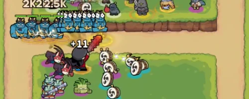 中央通路で気絶させるように配置する_運任せの召喚士