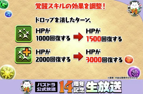 覚醒調整②_パズドラ14周年