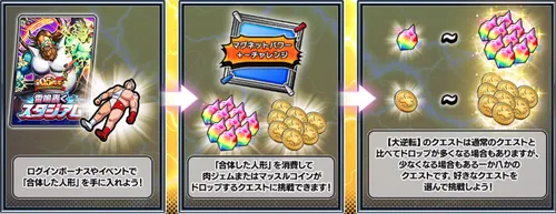 ネプチューンキングイベント特別クエスト_キン肉マン極タッグ乱舞