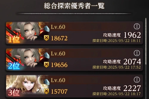 シーズン終了でランキング報酬が配布_古城跡_ダフネ