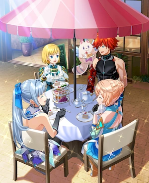  フェスバ_麗らかな日に貴方とお茶を