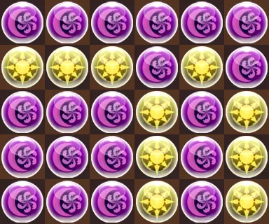 パズドラ_13周年前夜祭杯_B1パズル例1