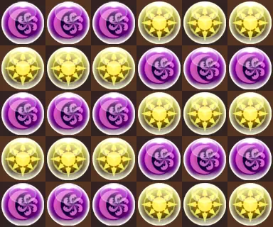 パズドラ_13周年前夜祭杯_B2パズル例1