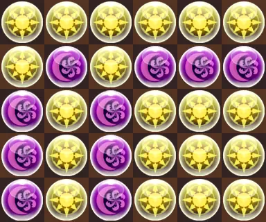 パズドラ_13周年前夜祭杯_B2パズル例2