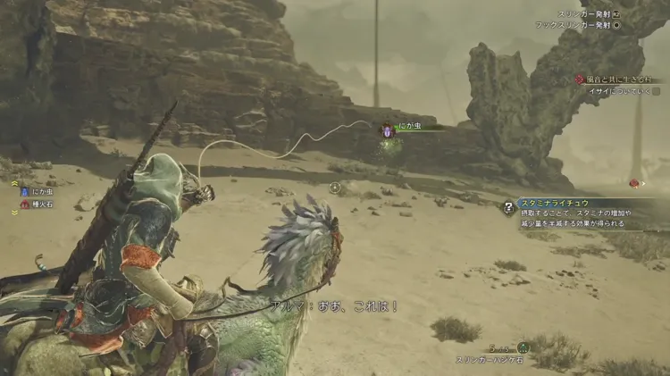 ワイルズ_序盤_6アイテム回収