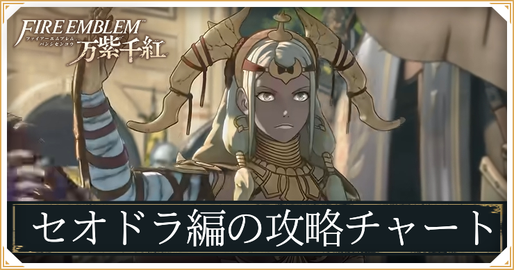 セオドラ編のストーリーチャート｜仲間・解放要素