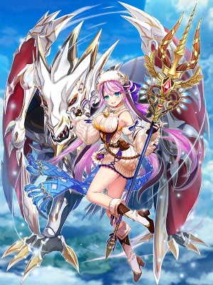 白猫_ファナ_竜_イメチェン_育成勇者_立ち絵