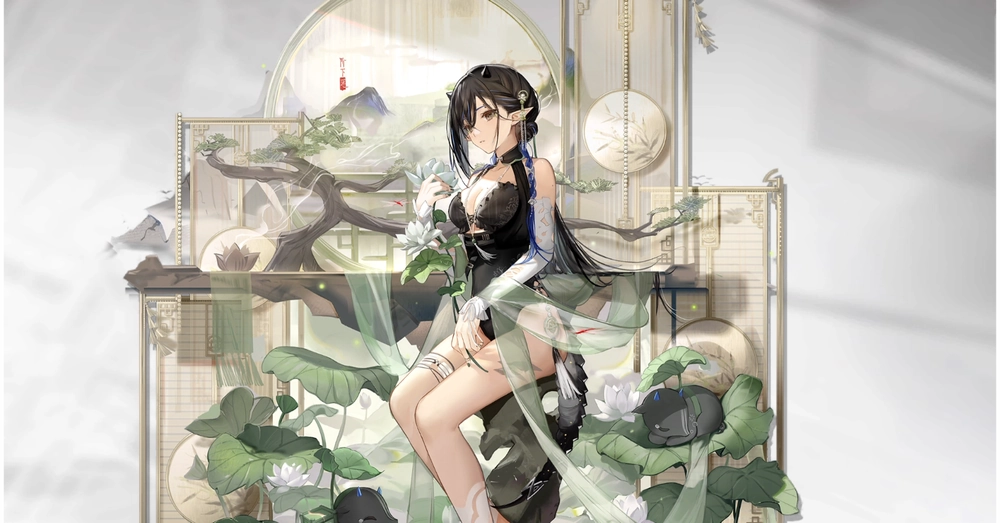 アークナイツ_ブラックナイト_夏の花弁FA641