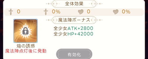 魔法陣全てを灯すと魔法陣ボーナスが発動_ヤバ少女