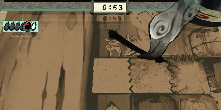 大神_穴掘り_一閃