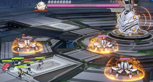 ボスとコア3体とのバトル_ティファレトの攻略編成とおすすめキャラ_ブルアカ