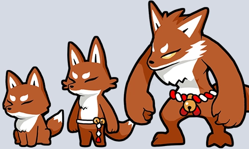 運任せの召喚士_天狐