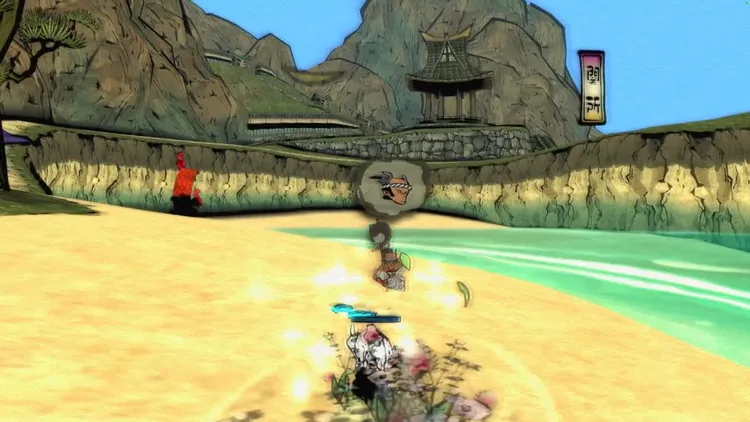 大神_ハヤテと競争_両島原_周辺