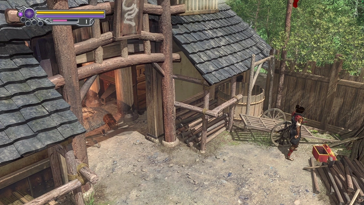 鬼武者2_今庄の町の地図