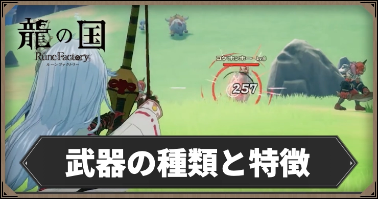 龍の国_武器の種類_アイキャッチ