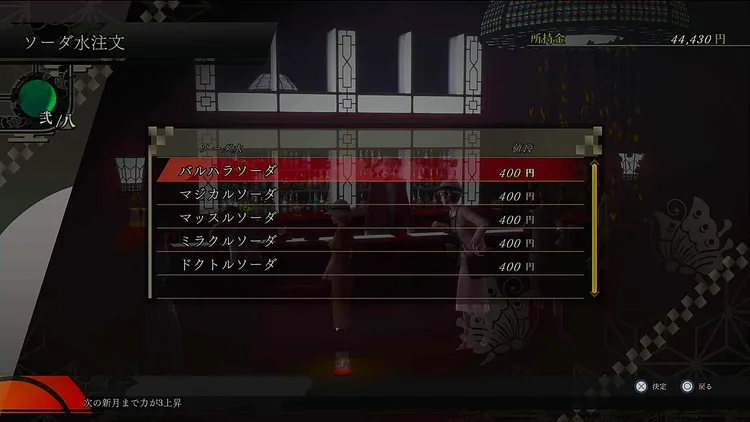 ライドウ_ステータス上昇