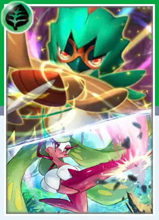 ポケポケ_ジュナイパー&アマージョデッキ