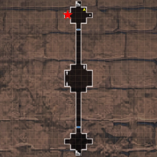 4区のハーケンからマップ左側にいる骸骨に話しかけて、逆転の右手を使う_城塞2周目攻略チャート｜全員生存ルート_ダフネ