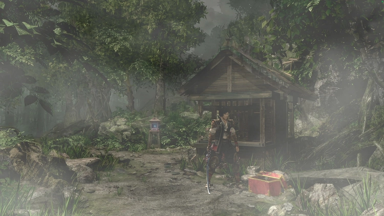 鬼武者2_霧隠の谷の地図