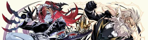 執事ゼウス&ヘラカットイン_パズドラ