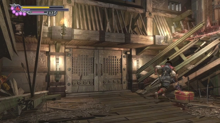 鬼武者2_岐阜城・天守の地図