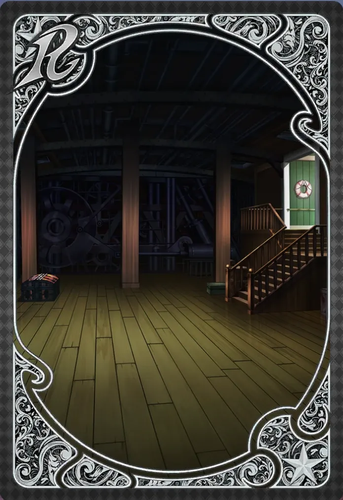 ジョジョ_オラドラ_アメリカ行き客船 機関室