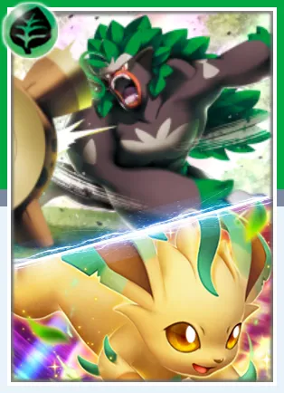 ポケポケ_ゴリランダー&リーフィアデッキ