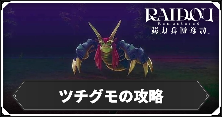 ライドウリマスター_ツチグモ_アイキャッチ