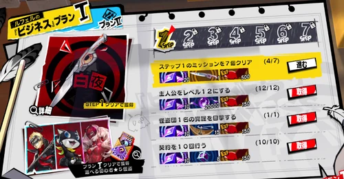 プランⅠクリアで選べる_初心者選択おすすめキャラ_ペルソナ5X