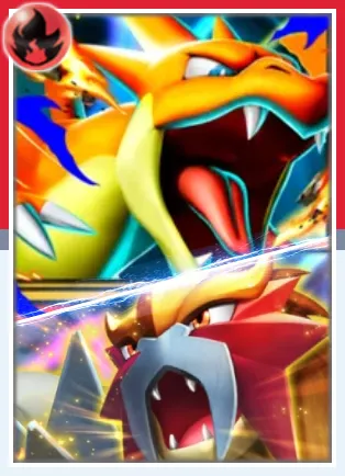 ポケポケ_メガリザY&エンテイ