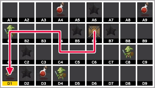 1-2呪詛の間-ダンジョン攻略_ゆうゆう機空団