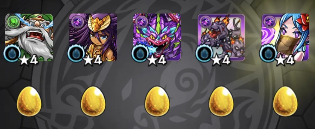 モンスト_サブ1ガチャ結果1_14_06_2025