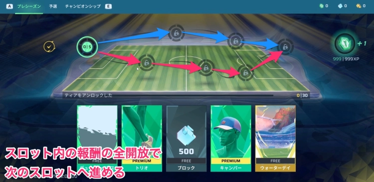 rematch_パス_スロット_チャート