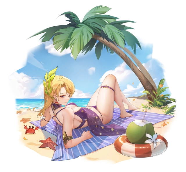 ココナッツと晴天_画像