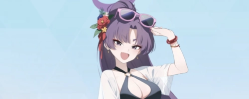 ブルアカ_水着ユカリ