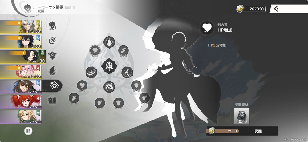 サポートタイプキャラの覚醒強化にも使用する_リメメント