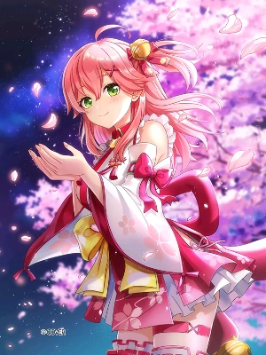 白猫_さくらみこ_覚醒絵