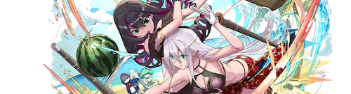 エルフリーデVSフィアメルカットイン_パズドラ