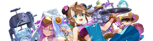 メニット&チャオリンカットイン_パズドラ