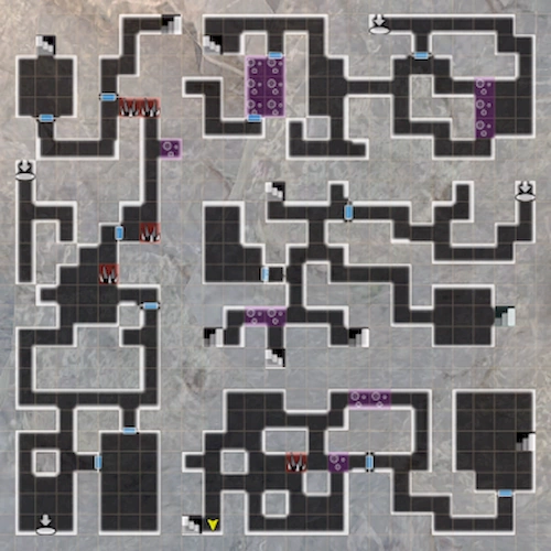 B2F_砂影_ウィザードリィダフネ