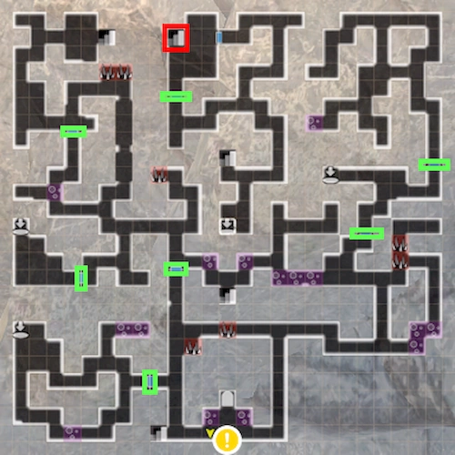 B1F完成_砂影_ウィザードリィダフネ