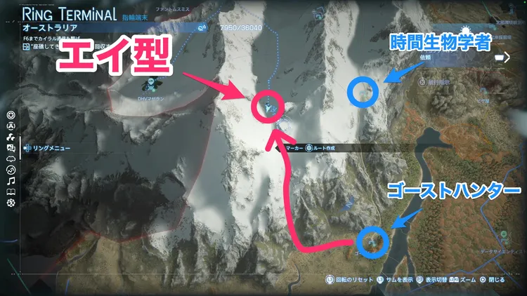 デススト2_大型BT一覧_エイ型_マップ